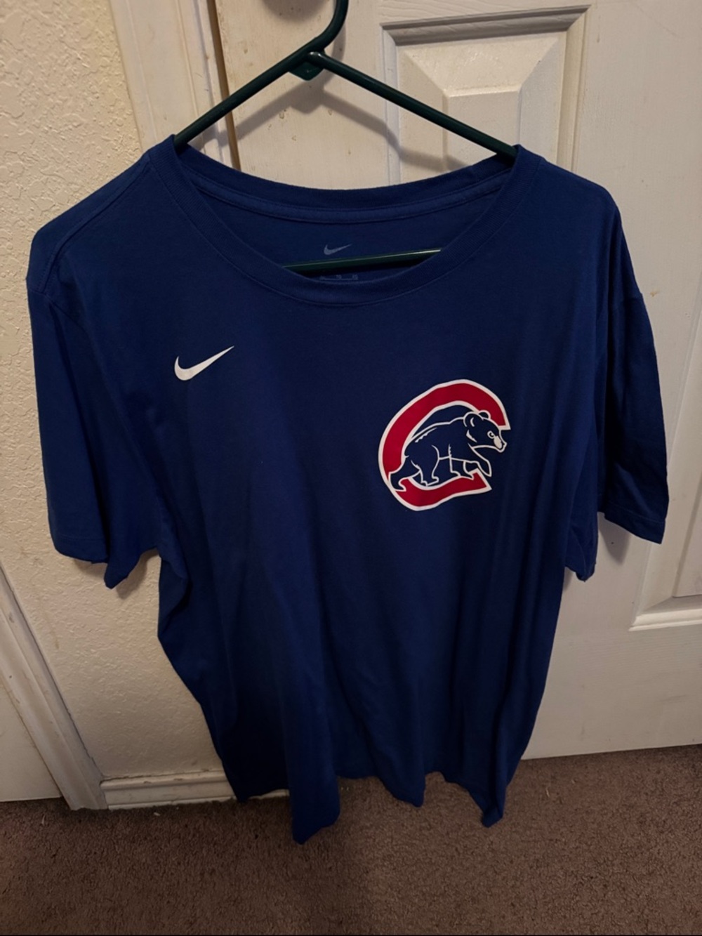 Nike Cubs Cody Bellinger Logo T-Shirt Size XL